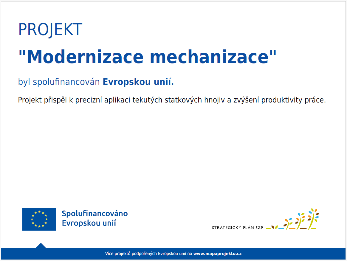 Modernizace mechanizace